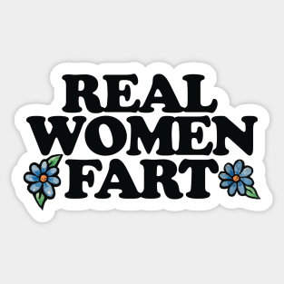 Real women FART Sticker